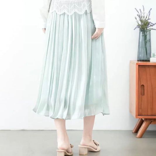 透明感長裙 2色 [BT58]