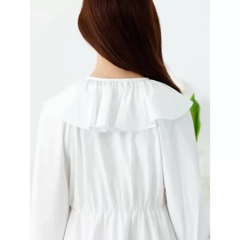 荷葉領連身裙 [OP24]