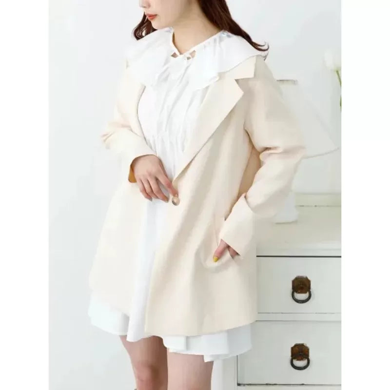 荷葉領連身裙 [OP24]