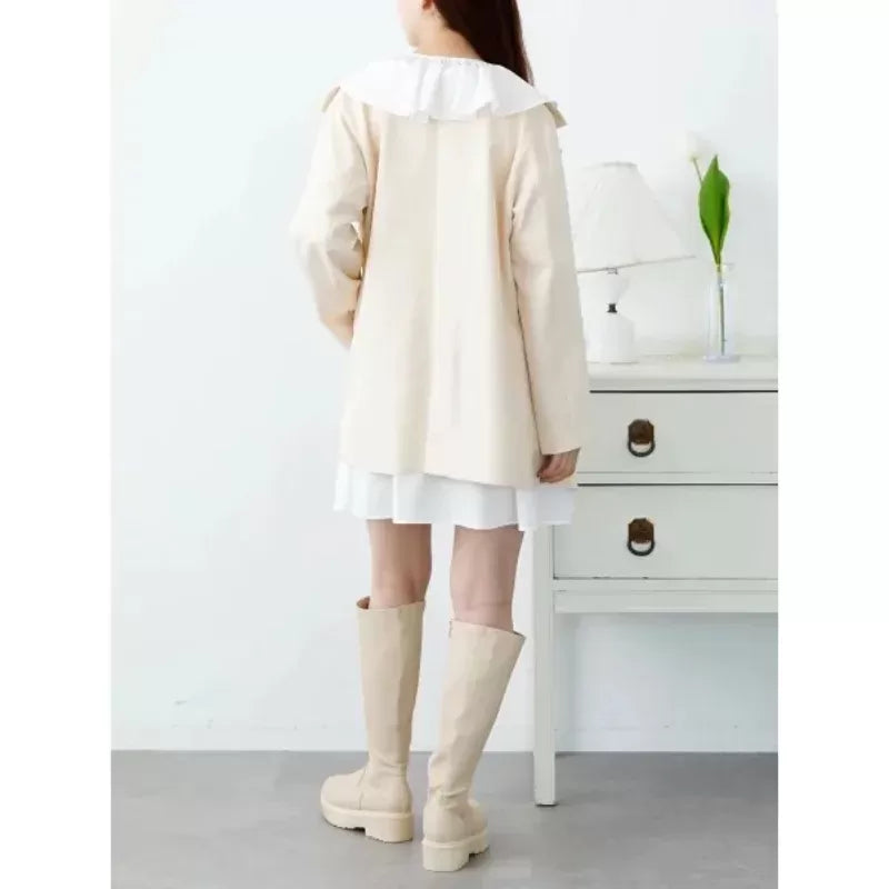 荷葉領連身裙 [OP24]