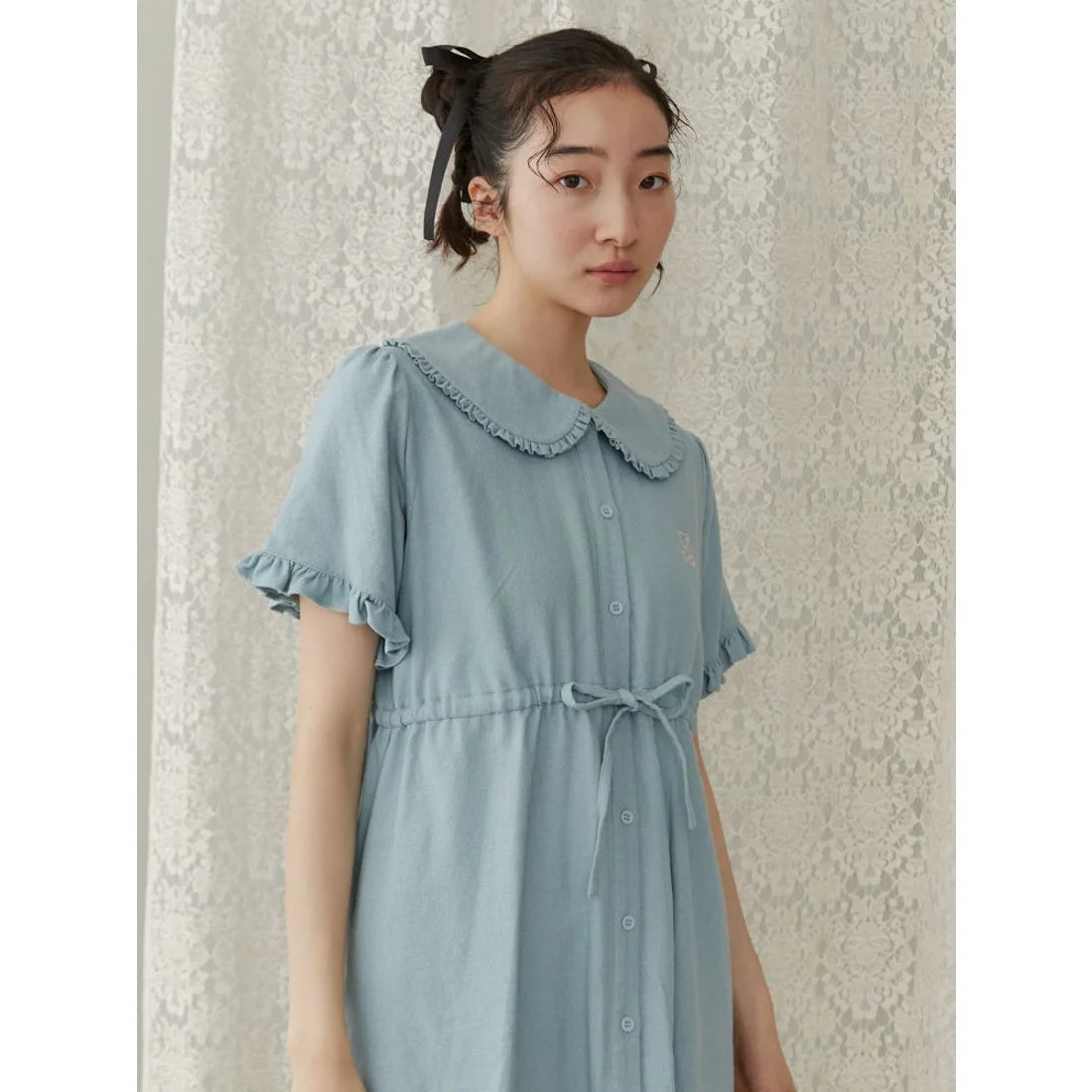 merry jenny 小熊刺繡連身裙 2色 [OP350]