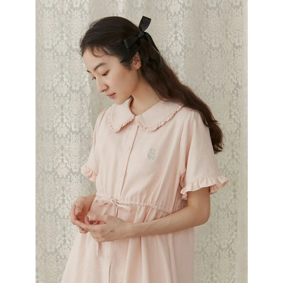 merry jenny 小熊刺繡連身裙 2色 [OP350]