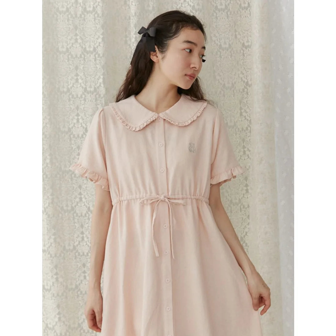 merry jenny 小熊刺繡連身裙 2色 [OP350]