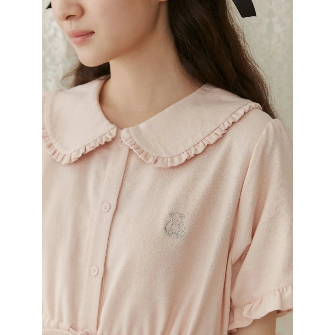 merry jenny 小熊刺繡連身裙 2色 [OP350]