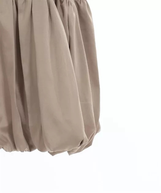 axes femme 荷葉邊束腰泡泡下擺連身裙 2色 [OP341]