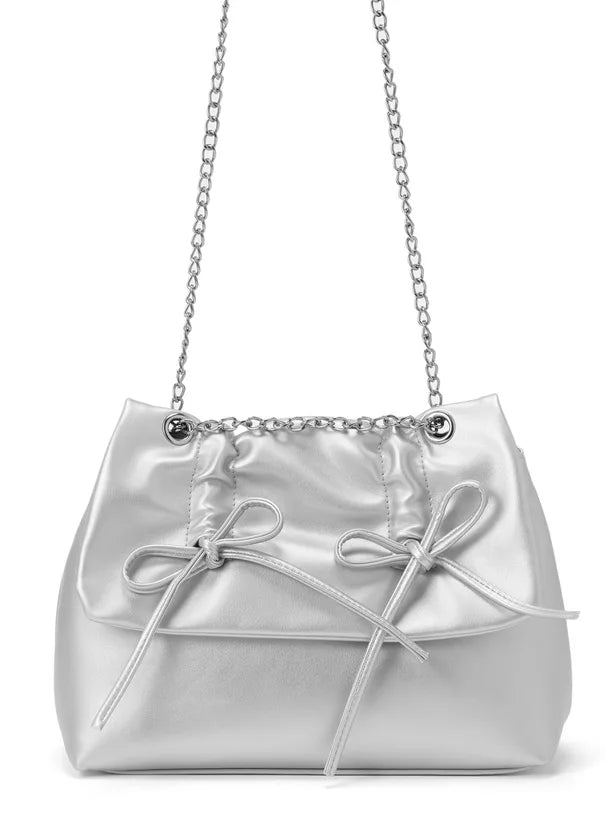 GRL 蝴蝶結鏈條單肩包 3色 [BG278]