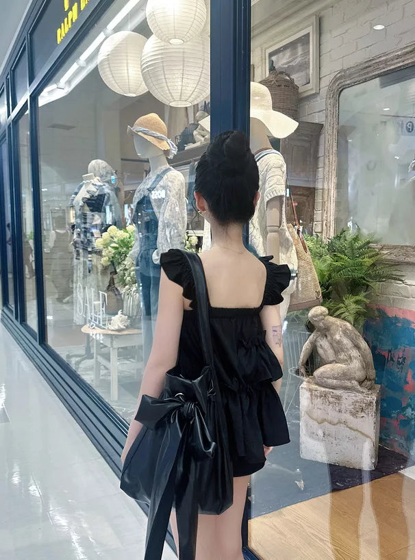 GRL Ruffle 吊帶上衣 3色 [TP358]