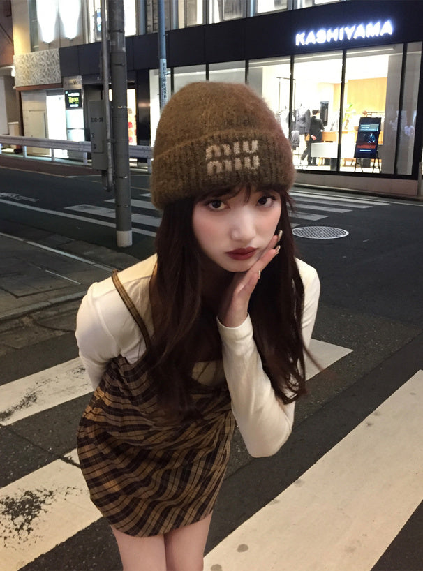 GRL 格紋緞帶吊帶連身裙 2色 [OP352]
