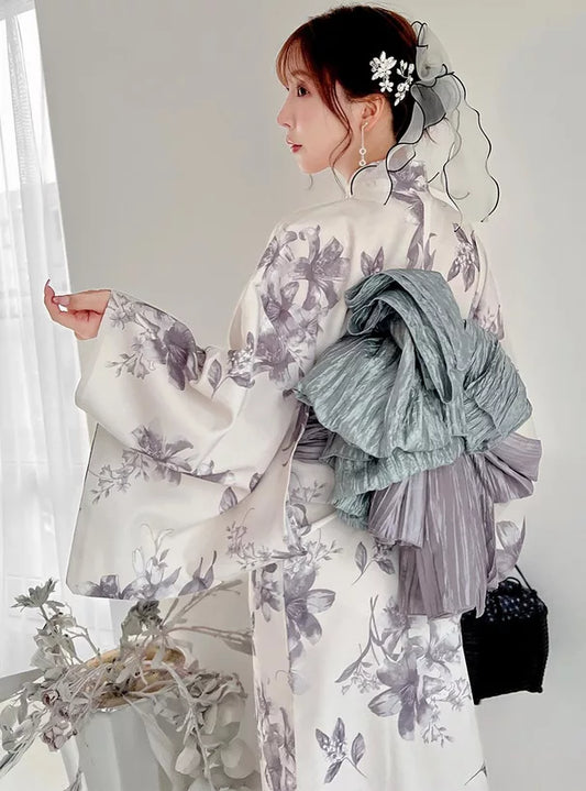 GRL 三上悠亞 2way 淡紫色花卉 3件組 [YKT05]