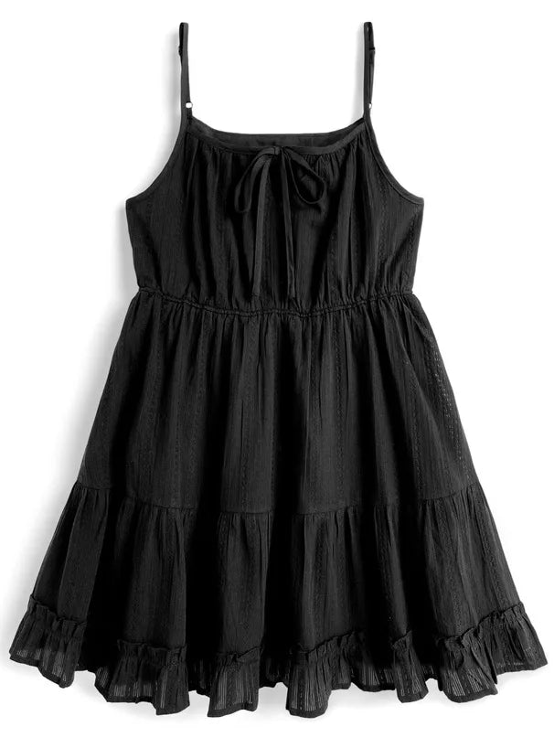 GRL 棉質荷葉邊吊帶裙 2色 [OP343]