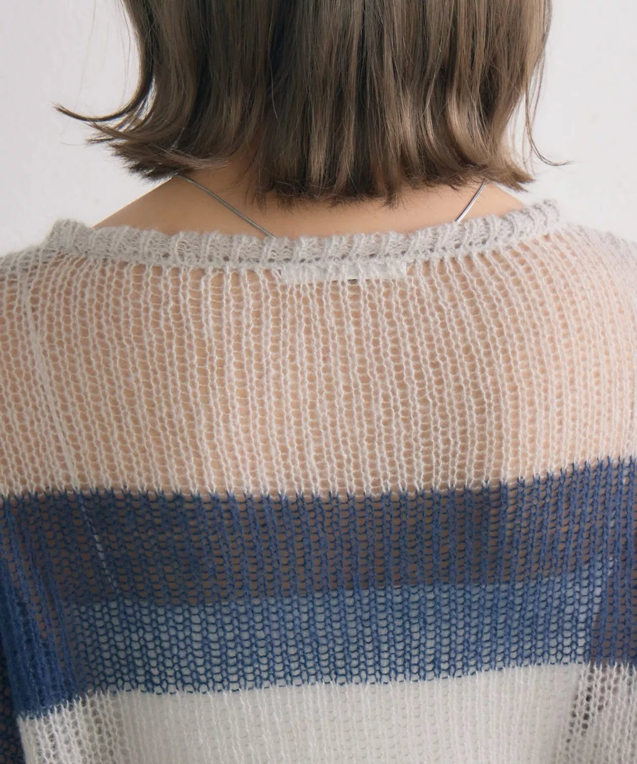 retro girl 橫間針織上衣 [TP363]