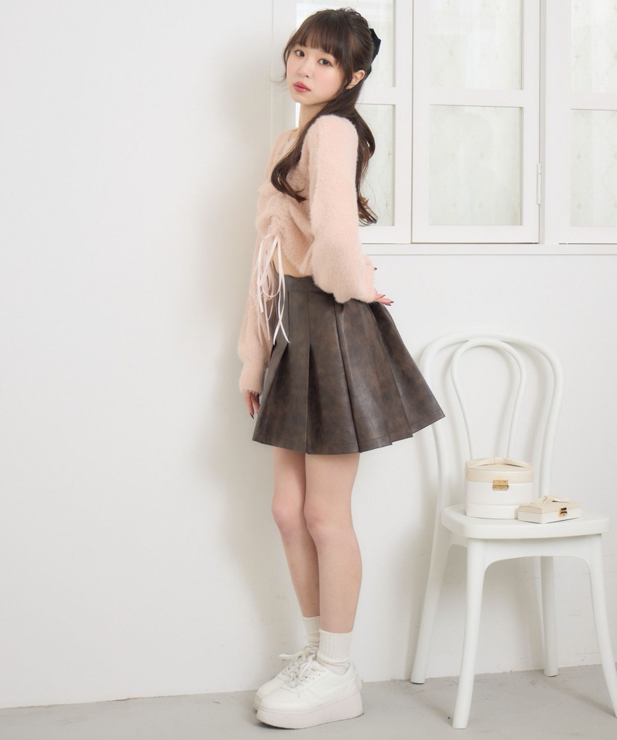 ems excite 束繩針織上衣 2色 [TP363]