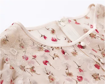 碎花雪紡連身裙 2色  [OP218]