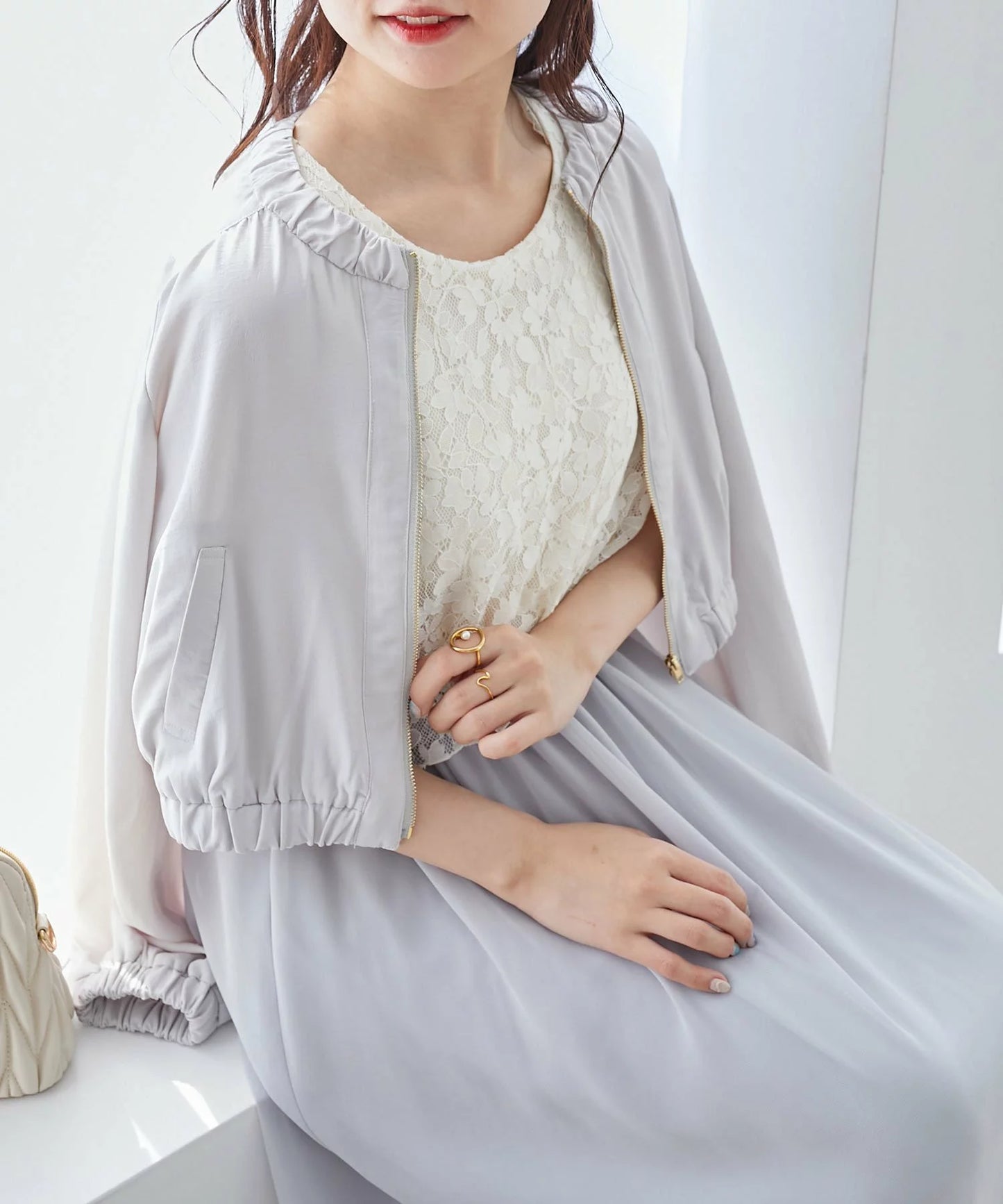 MAJESTIC LEGON 蕾絲LACE無袖連身裙 2色 [OP288]