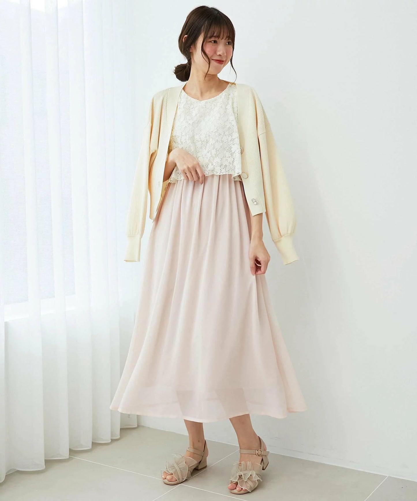 MAJESTIC LEGON 蕾絲LACE無袖連身裙 2色 [OP288]