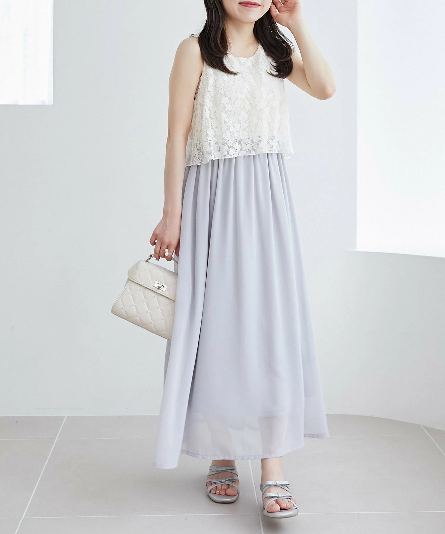MAJESTIC LEGON 蕾絲LACE無袖連身裙 2色 [OP288]