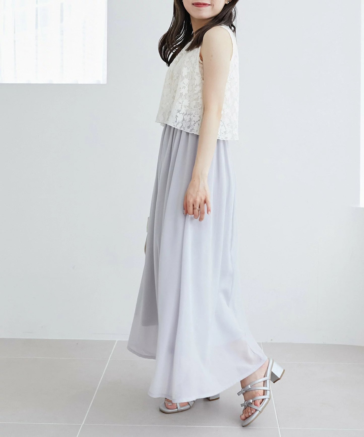 MAJESTIC LEGON 蕾絲LACE無袖連身裙 2色 [OP288]