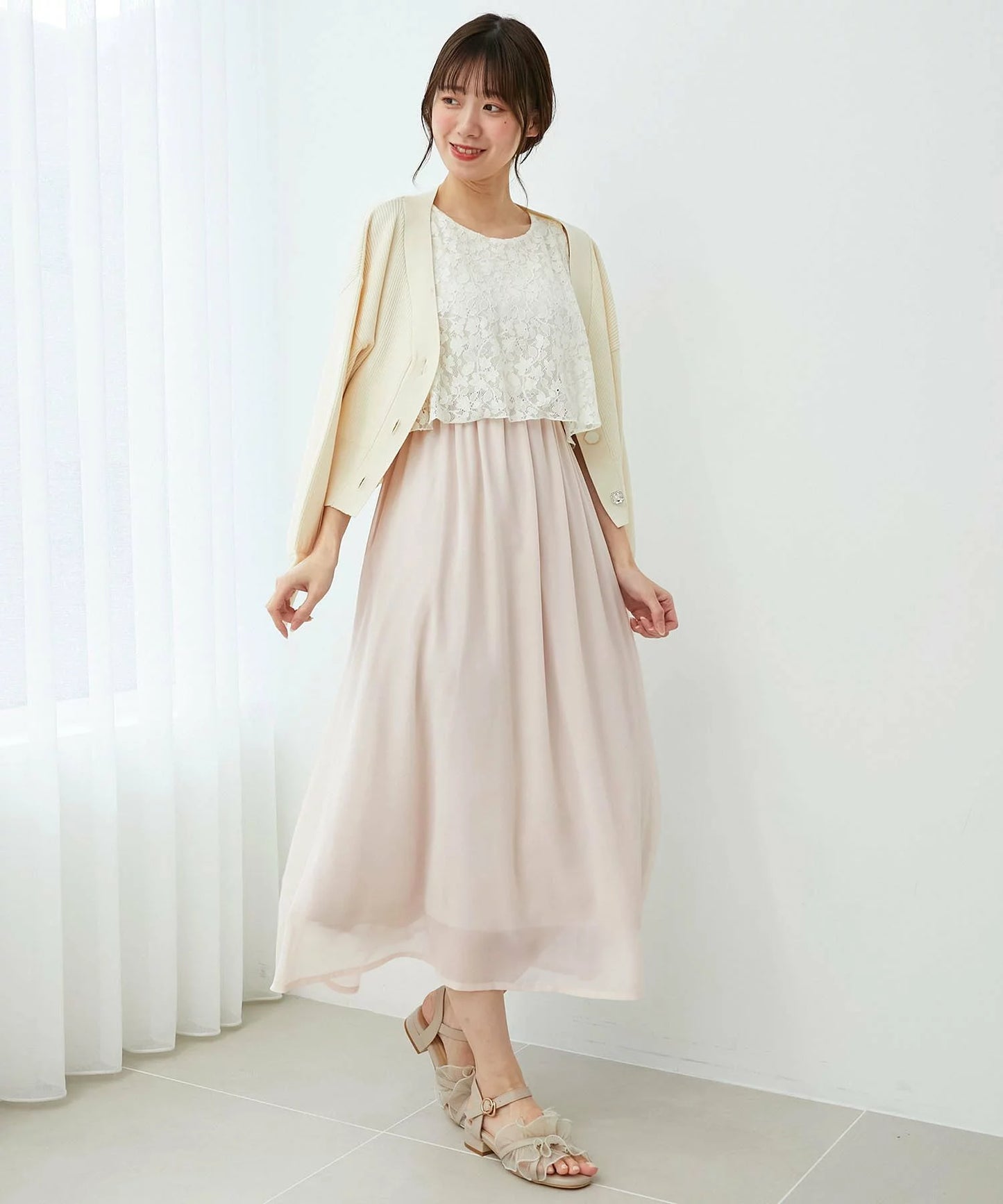 MAJESTIC LEGON 蕾絲LACE無袖連身裙 2色 [OP288]