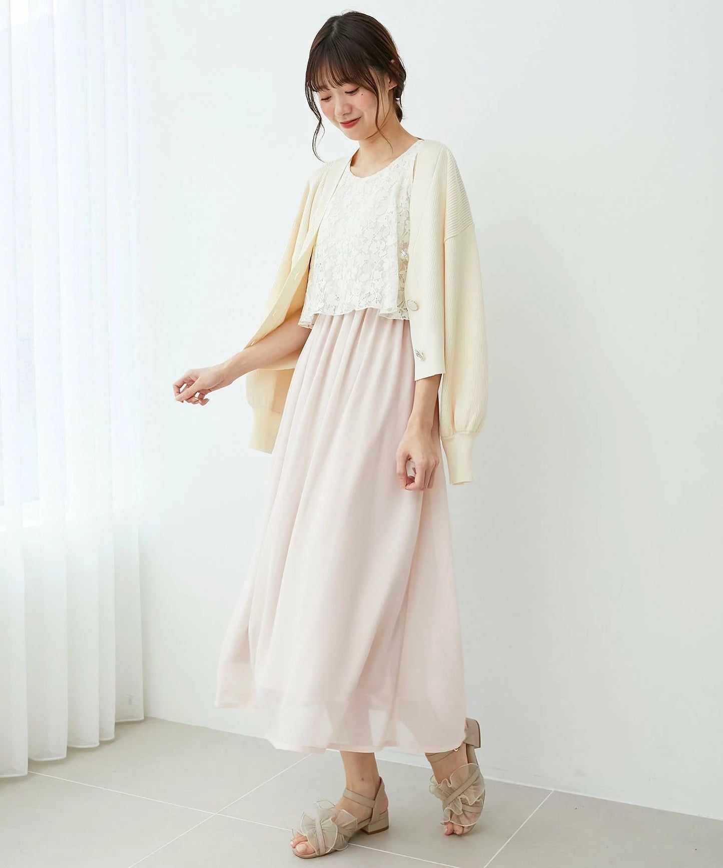 MAJESTIC LEGON 蕾絲LACE無袖連身裙 2色 [OP288]