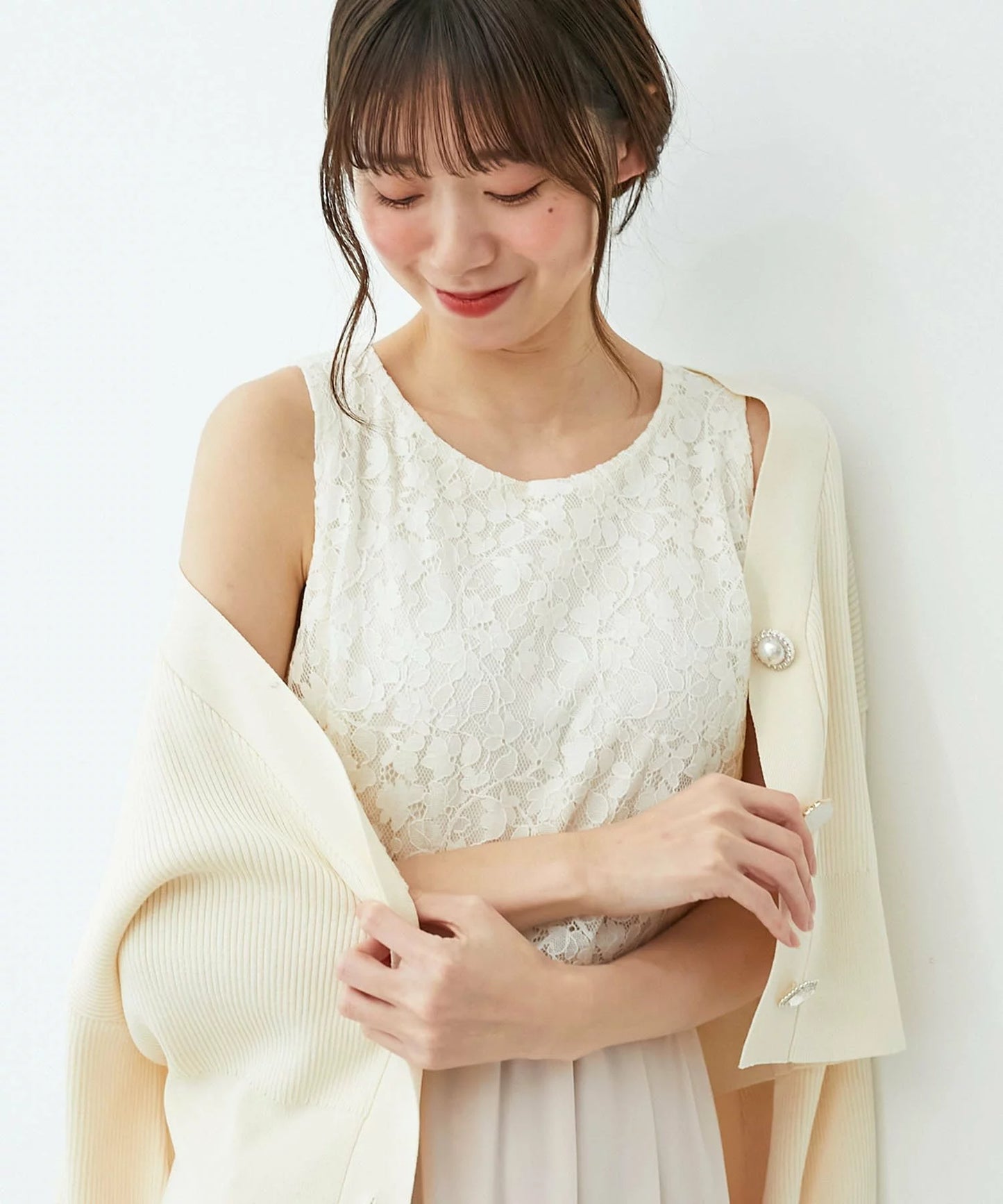 MAJESTIC LEGON 蕾絲LACE無袖連身裙 2色 [OP288]