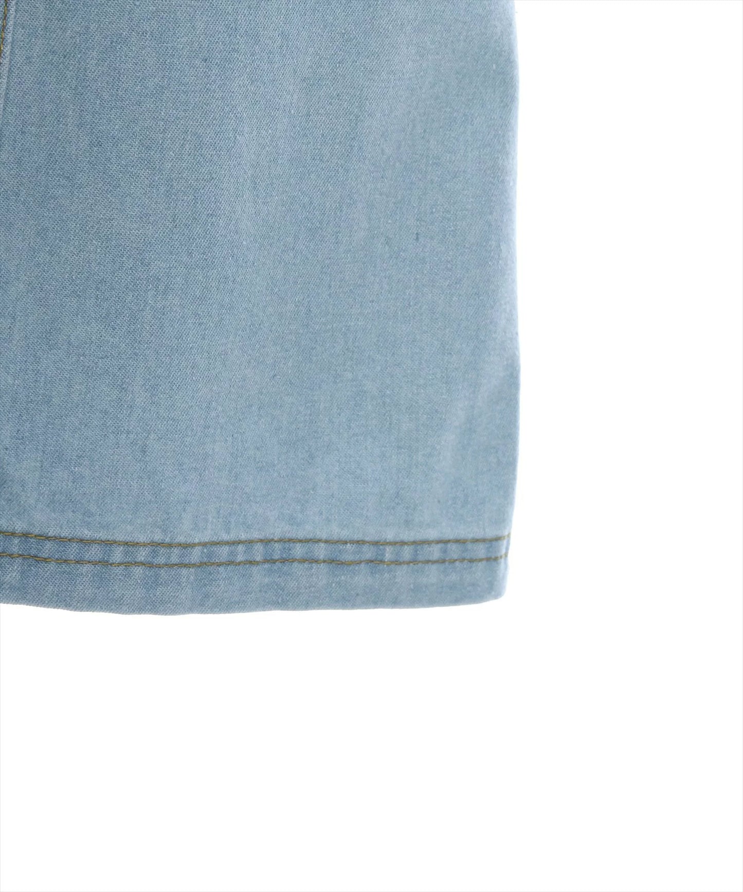 Clear 大領子牛仔連身裙 2色 [OP296]