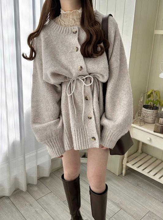 GRL 綁帶蝴蝶結針織衫 5色 [OT030]