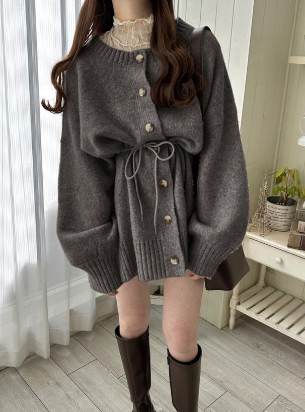 GRL 綁帶蝴蝶結針織衫 5色 [OT030]