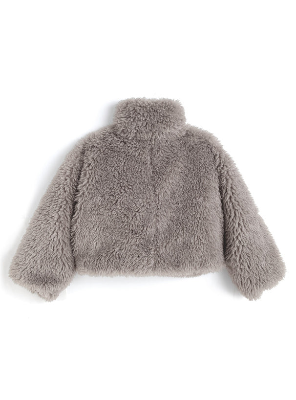 GRL 蝴蝶結毛毛外套 3色 [OT0214]