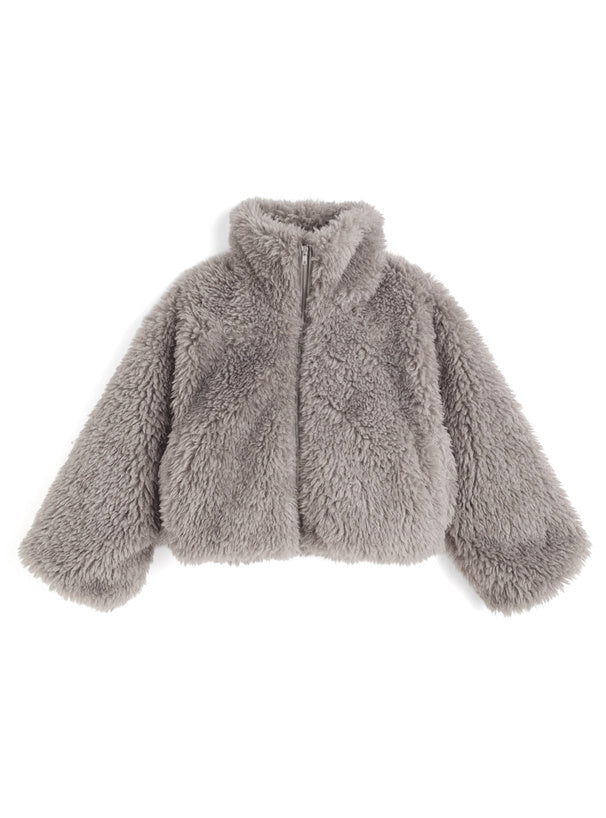 GRL 蝴蝶結毛毛外套 3色 [OT0214]