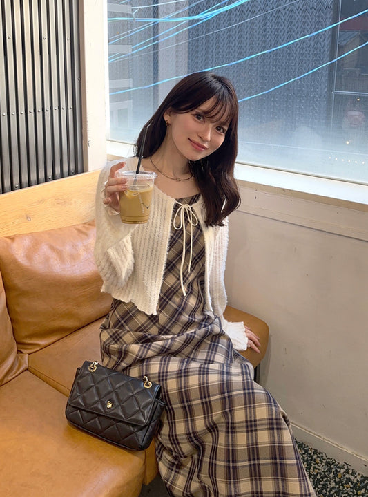 GRL 綁帶羅紋針織外套 3色 [OT273]