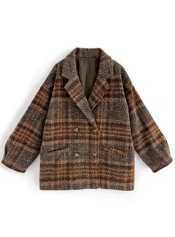 GRL 格仔雙扣大褸 [OT0136]