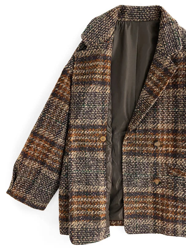 GRL 格仔雙扣大褸 [OT0136]