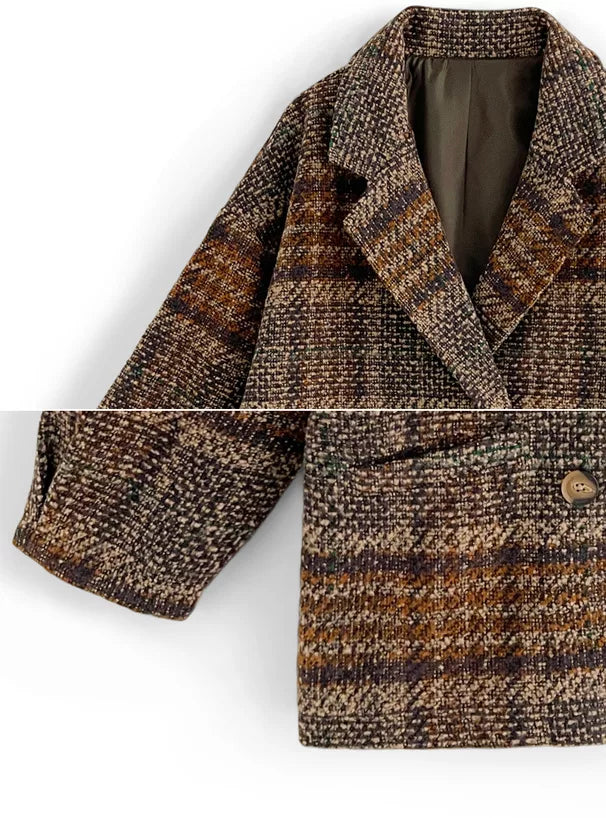 GRL 格仔雙扣大褸 [OT0136]