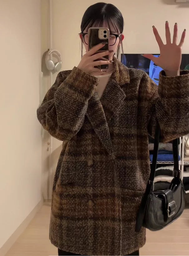 GRL 格仔雙扣大褸 [OT0136]