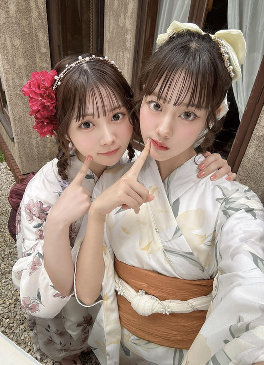 GRL 2way 百合花浴衣 3件組 [YKT08]