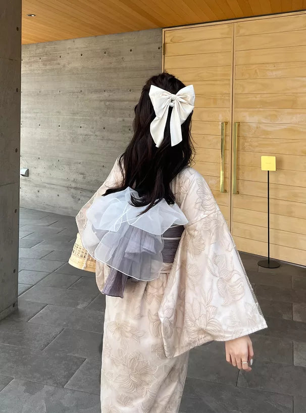 GRL 2way 薄紗花卉浴衣 3件組 [YKT12]