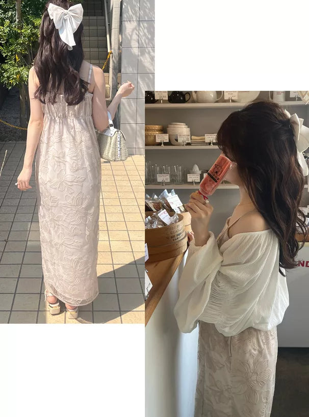 GRL 2way 薄紗花卉浴衣 3件組 [YKT12]
