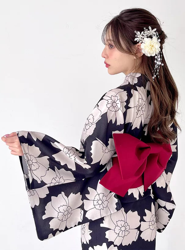 GRL 花花珍珍浴衣頭飾 5件組 4色 [HYKT0]