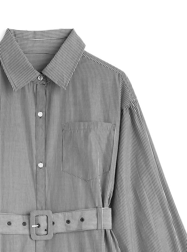 GRL Ruffle 蕾絲邊直紋連身裙 [OP0218]