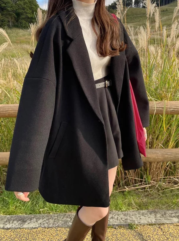 GRL 寬鬆大領口外套 4色 [OT0173]