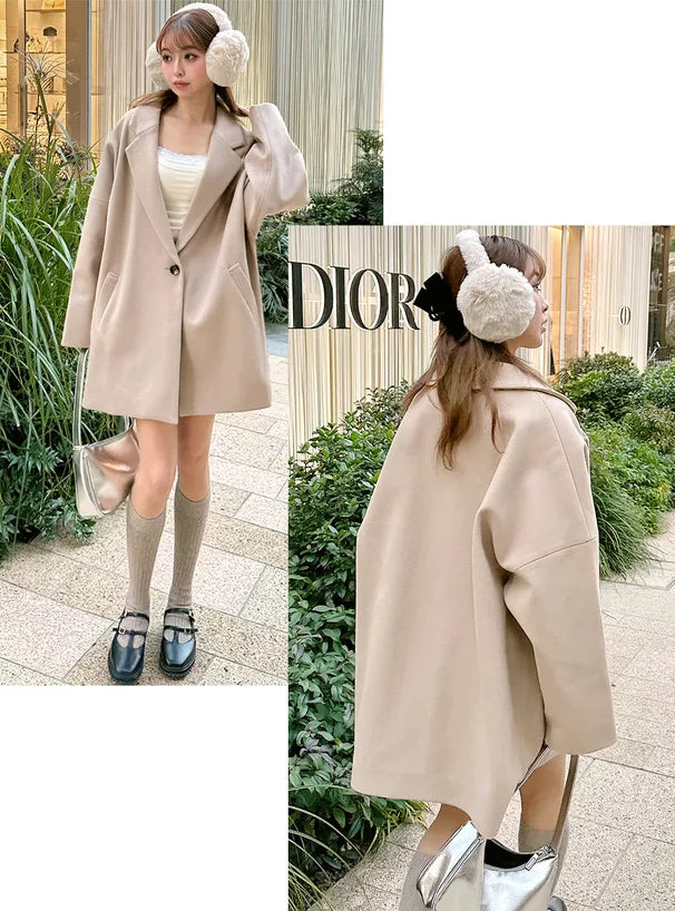 GRL 寬鬆大領口外套 4色 [OT0173]