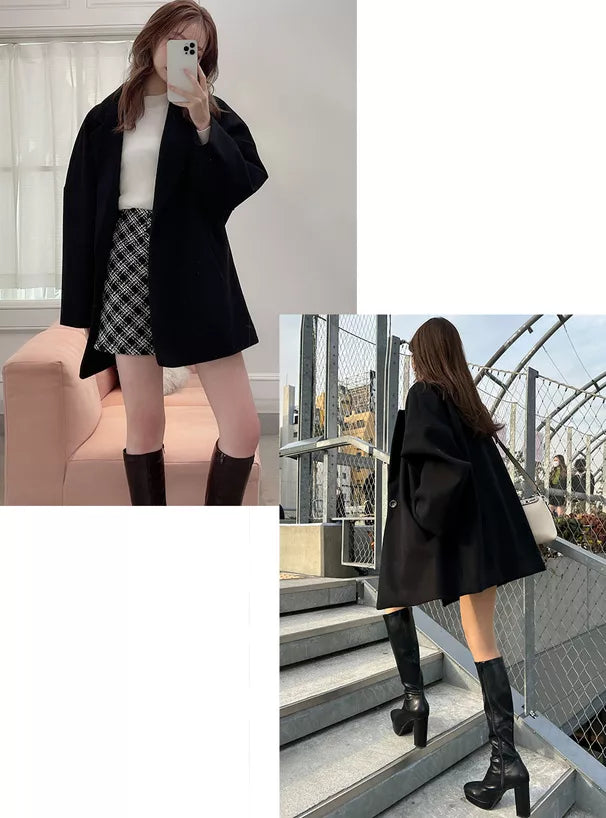 GRL 寬鬆大領口外套 4色 [OT0173]